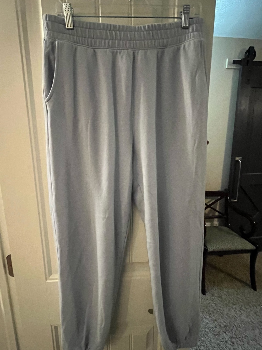 American Eagle Outfitters Light Blue Joggers, size M (Petite-length 27”)